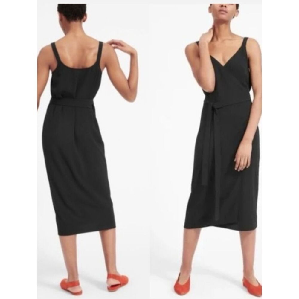 NWT Everlane Japanese GoWeave Tank Wrap Dress Size 12